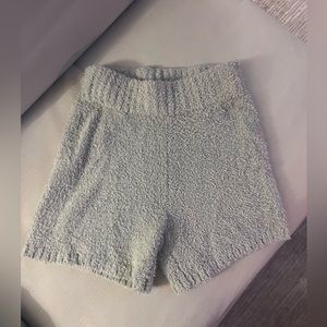 SKIMS Cozy Knit Shorts in Gray
